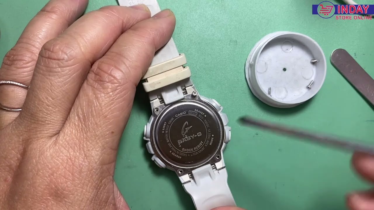 Baby-G BGS-100SC Paano magpalit nag battery and reset the time