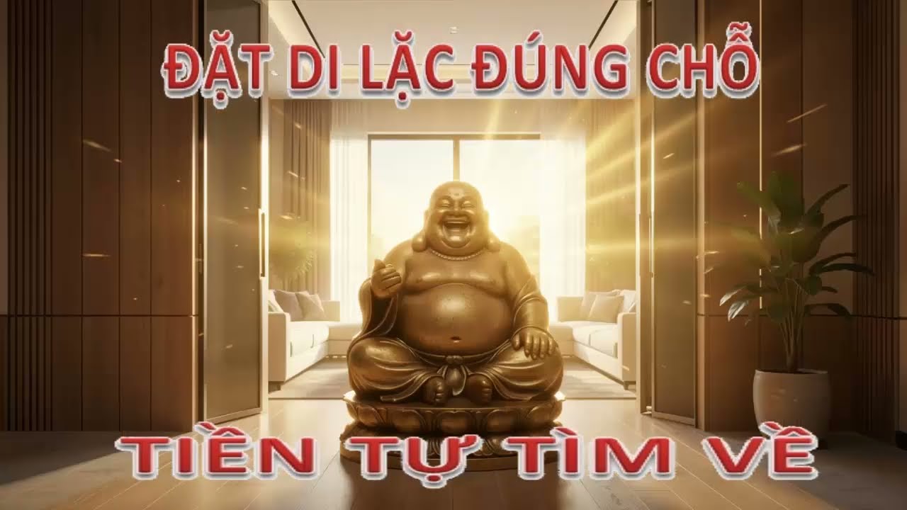 Cách Đặt Tượng Phật Di Lặc Trong Nhà Để Thu Hút Tài Lộc Và Bình An. Làm Đúng Sẽ Đổi Vận Cả Năm