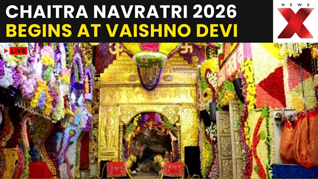 Chaitra Navratri 2026 LIVE: Massive Rush At Vaishno Devi Temple As Chaitra Navratri 2026 Begins