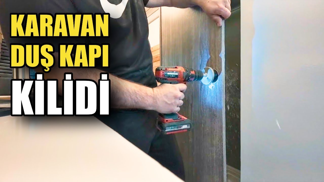 EN BASİT DUŞ KAPI KİLİDİ | Karavan Hayatı | #195