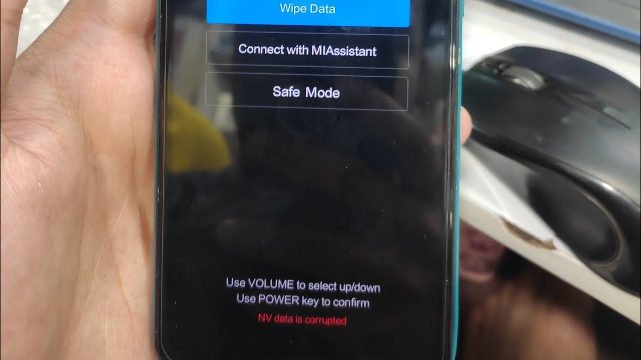 Redmi Note 9 NV data is corrupted