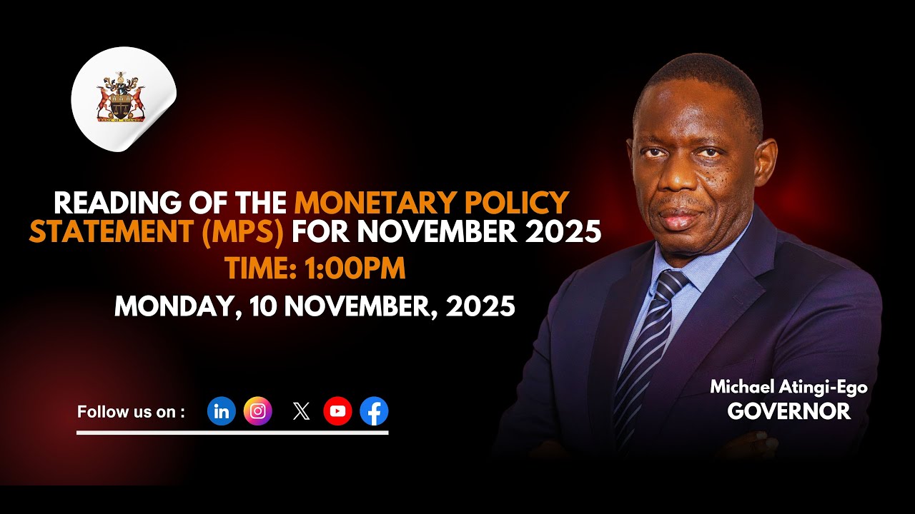 November 2025: Bank of Uganda Monetary Policy Briefing
