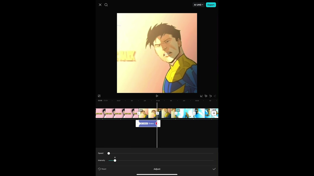 HOW TO MAKE MY SHAKE ON CAPCUT FOR FREE! #edit #invincible #trending #tutorial 