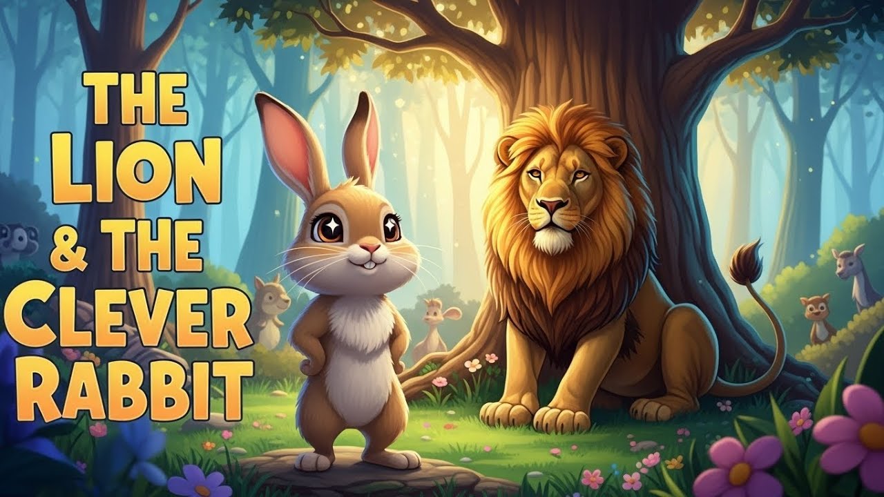 The Lion and the Clever Rabbit 🦁🐰 | English Moral Stories | Bedtime Stories