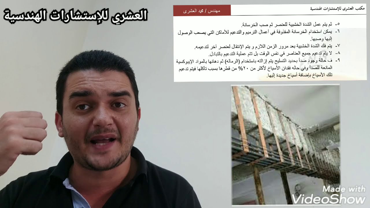 الحلقة ( ١١١ ) تدعيم المنشآت الخرسانية عن طريق عمل القمصان إعداد وتقديم المهندس محمد العشري