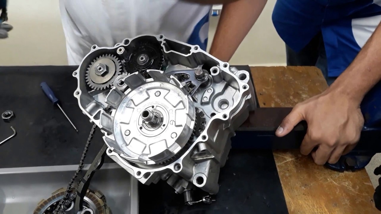 Montagem do motor Fazer conjunto  lateral direita  - 2 (Motor Injetado)