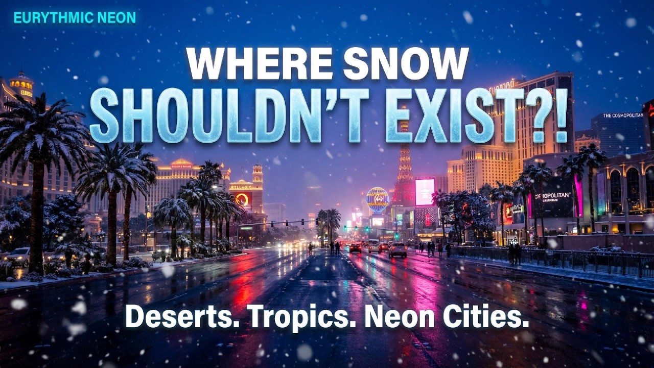 Where Snow Shouldn’t Exist?! ❄️ Neon Desert Lo-Fi Montage | EURYTHMIC NEON