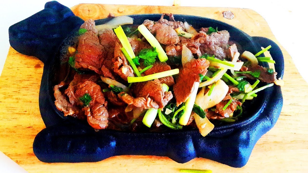 Китайская кухня.  Говядина по-пекински