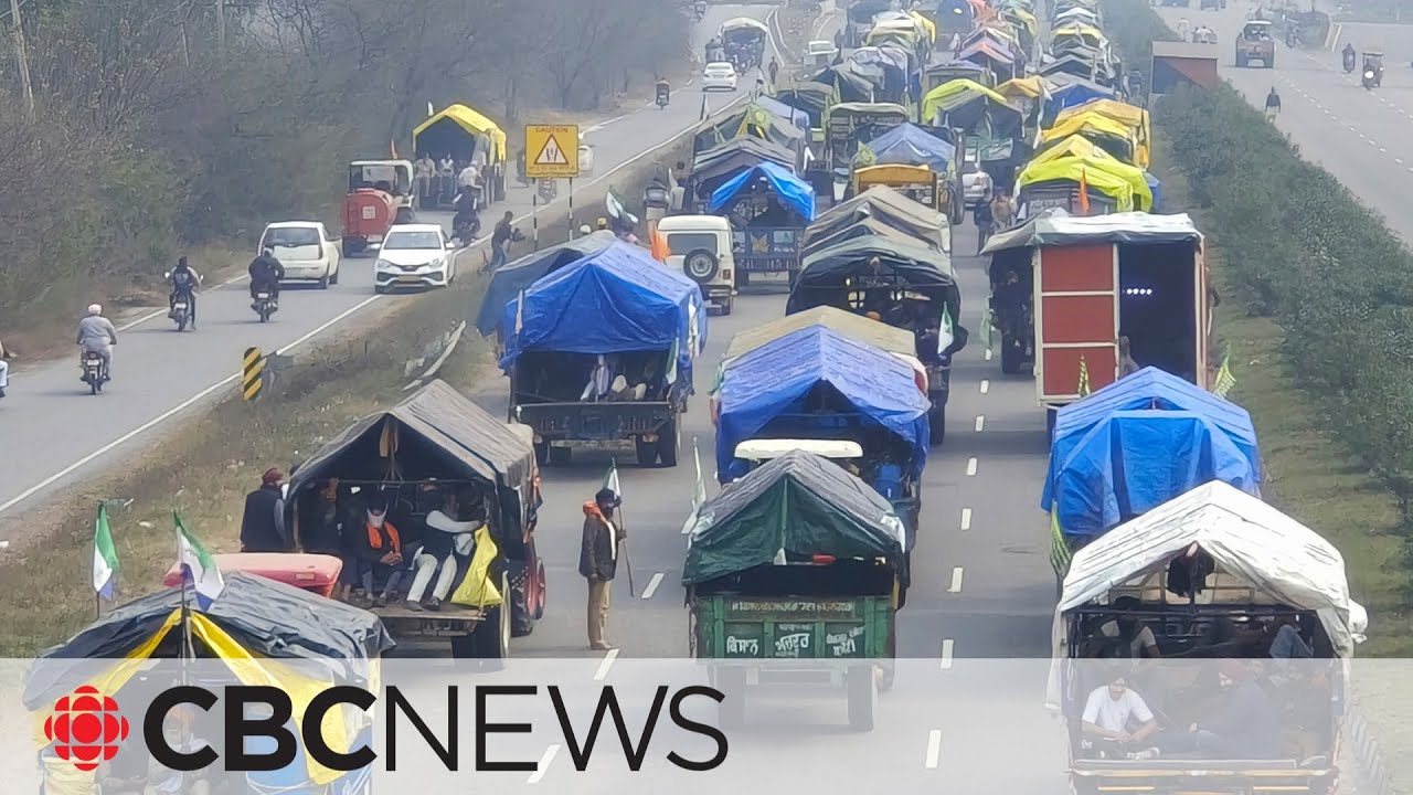 Police in India use tear gas against farmers protest