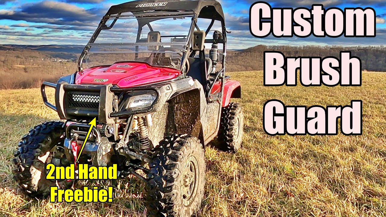 Honda Pioneer 500 Custom Brush Guard Fabrication
