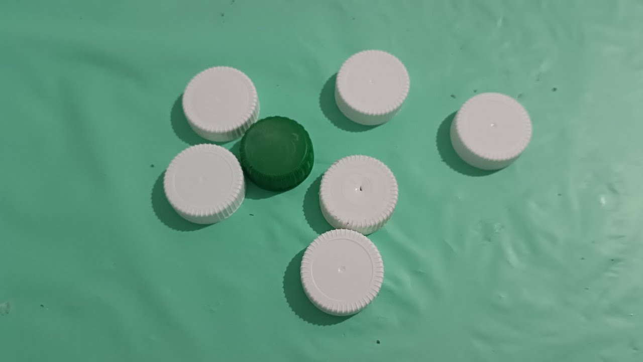 Mira lo que hice con un sello de tapa de botella pet, la decoración queda increíble