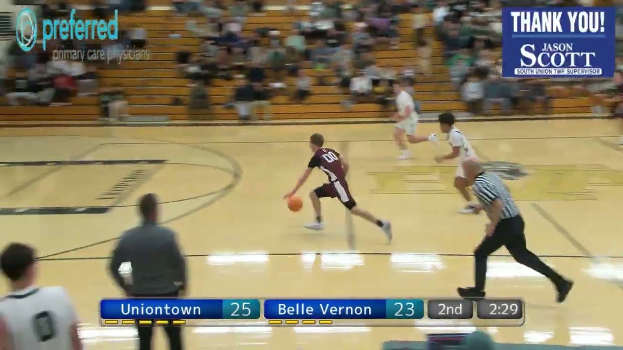 Uniontown vs. Belle Vernon | 2025-26 Boys Basketball Highlights