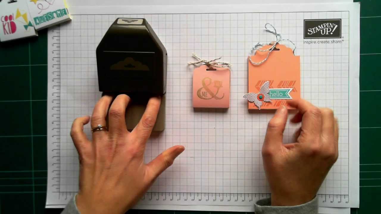 Extra Wide Holder Using The Scalloped Tag Topper Punch from Stampin' Up!