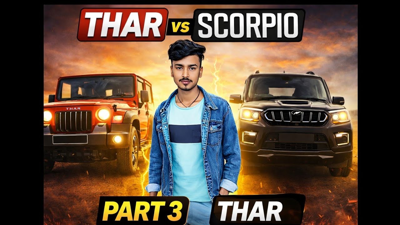 THAR vs SCORPIO 😱 Part 3 | Aaj Pata Chalega Asli King Kaun Hai!