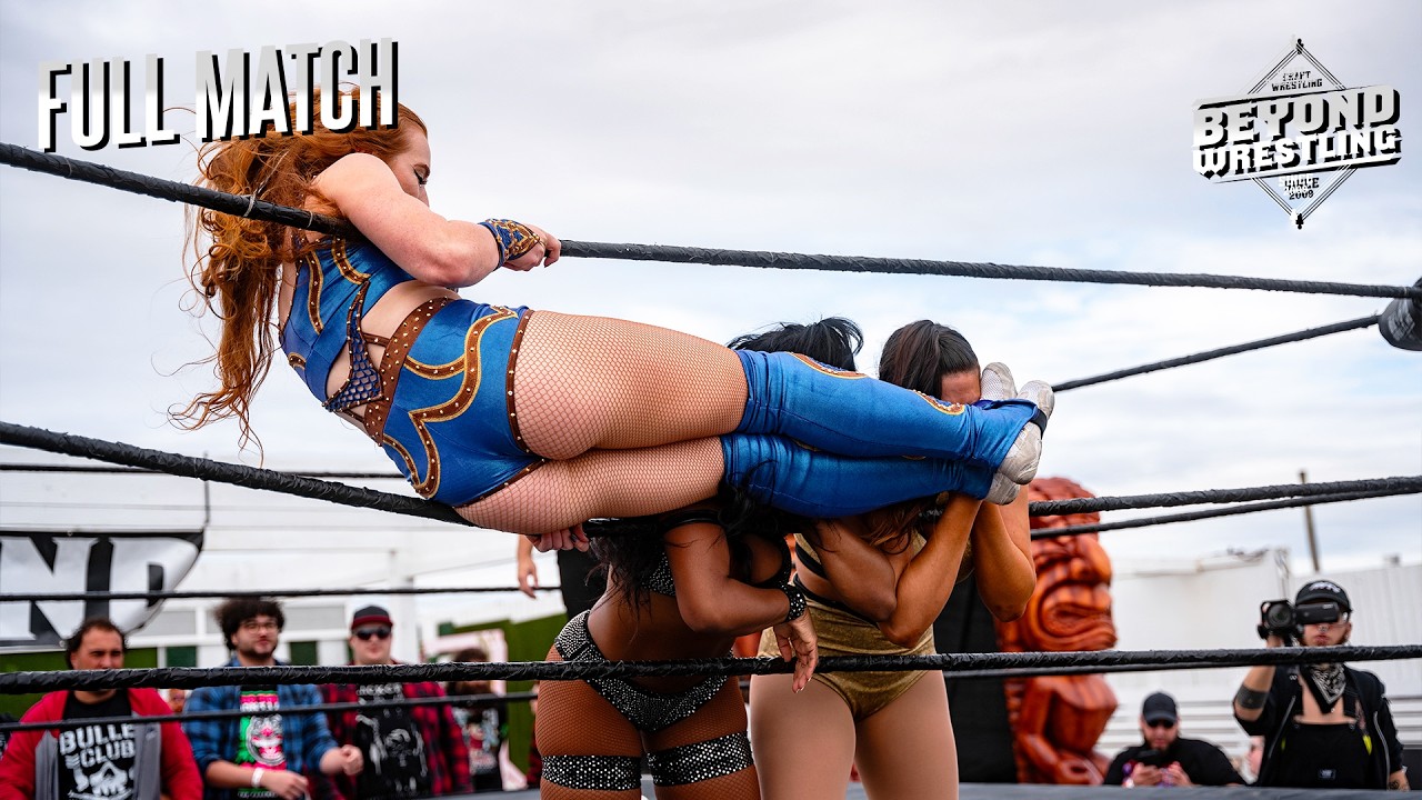 Notorious Mimi & Little Mean Kathleen vs. Tiara James & Paris Van Dale | Women's Wrestling (Beyond)