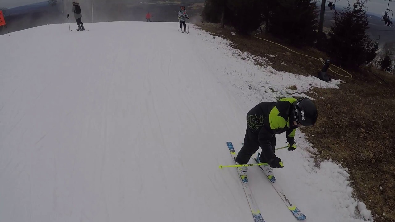 Black Slope in Mount Peter Ski Area in NY 1/14/2017