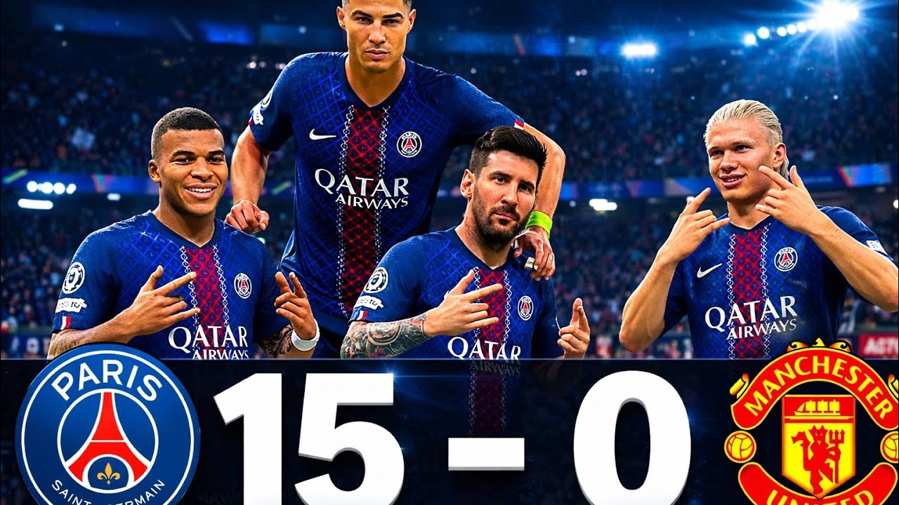FC 26 - RONALDO MESSI & MBAPPE  ALL TOGETHER | PARIS SG VS MANCHESTER UNITED MATCH 