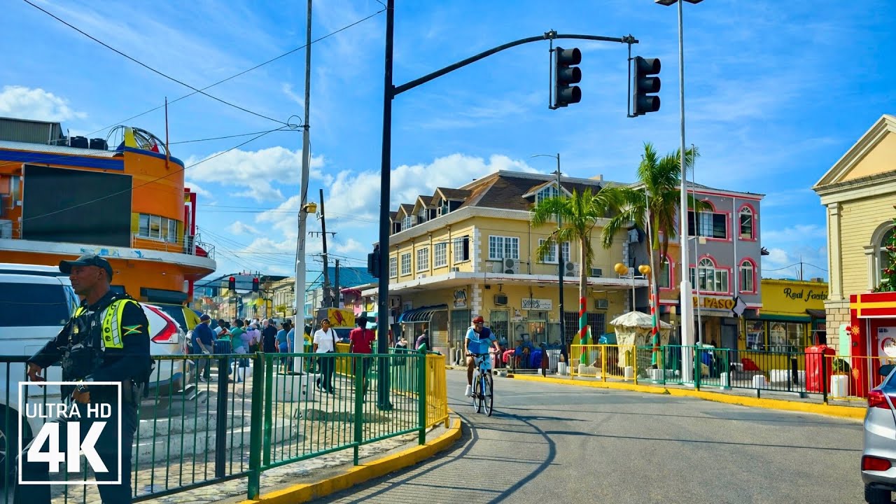 Morning Drive in Montego Bay, Jamaica / 4K 60fps HDR