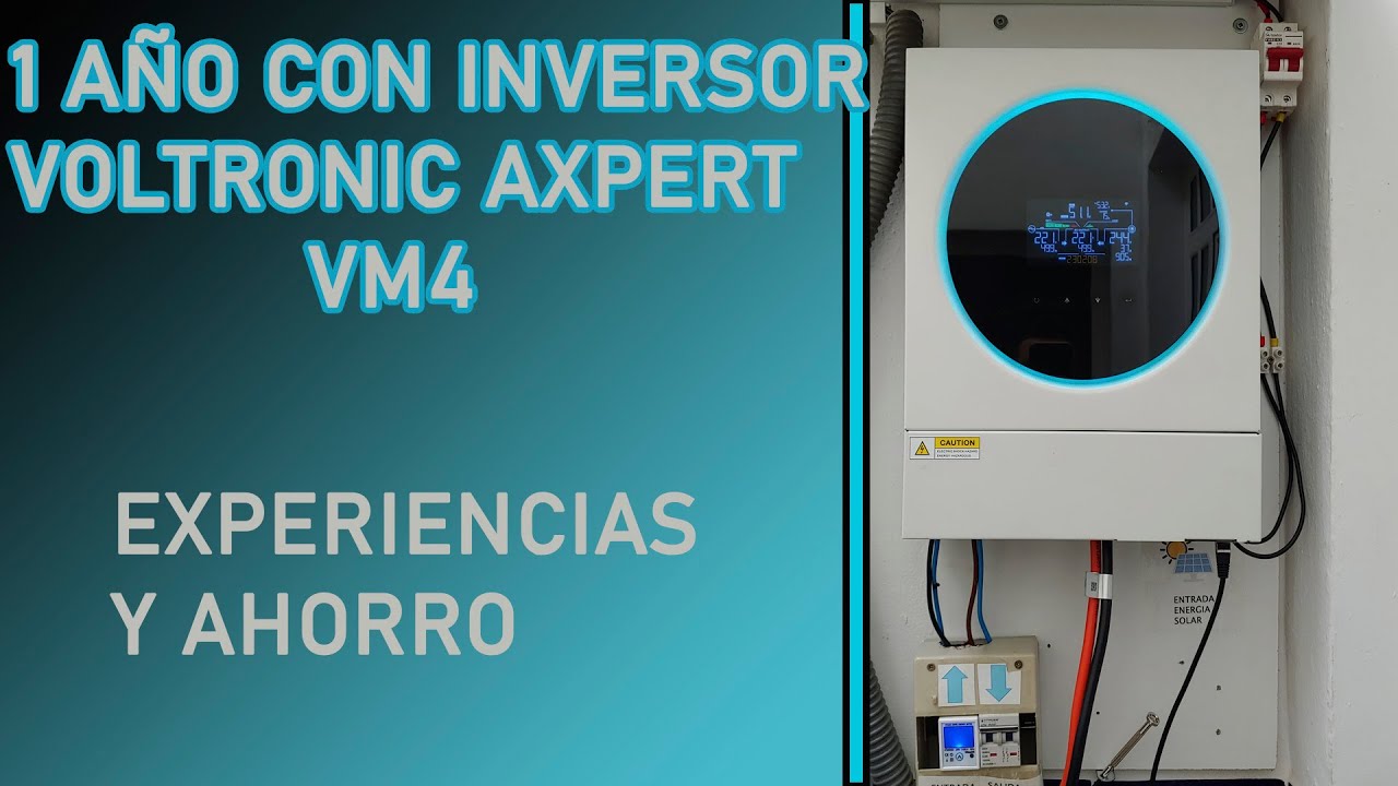 1 año con inversor voltronic axpert vm4