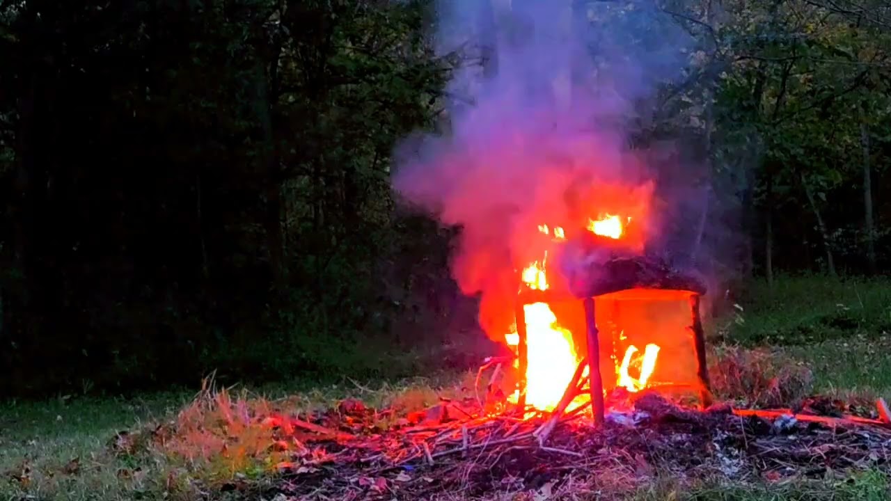 Burning  Scare Crow