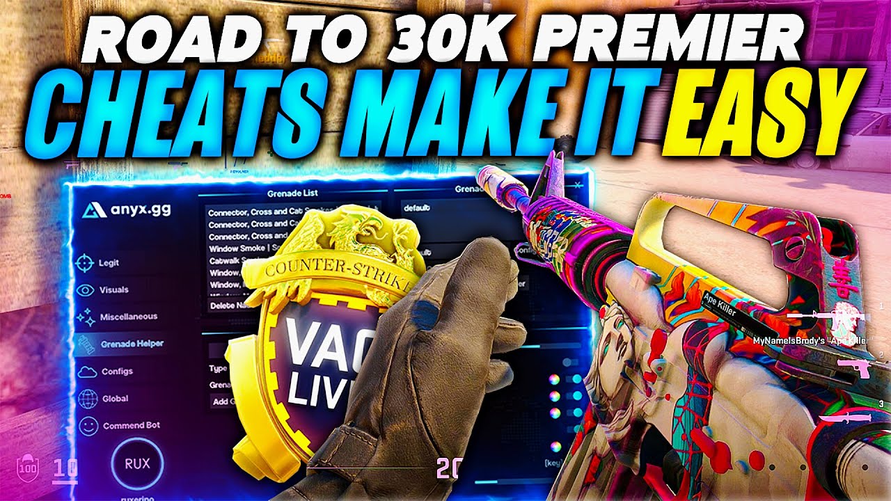Can AnyX Rank Me 25K+ On Premier? (CS2 Cheating)