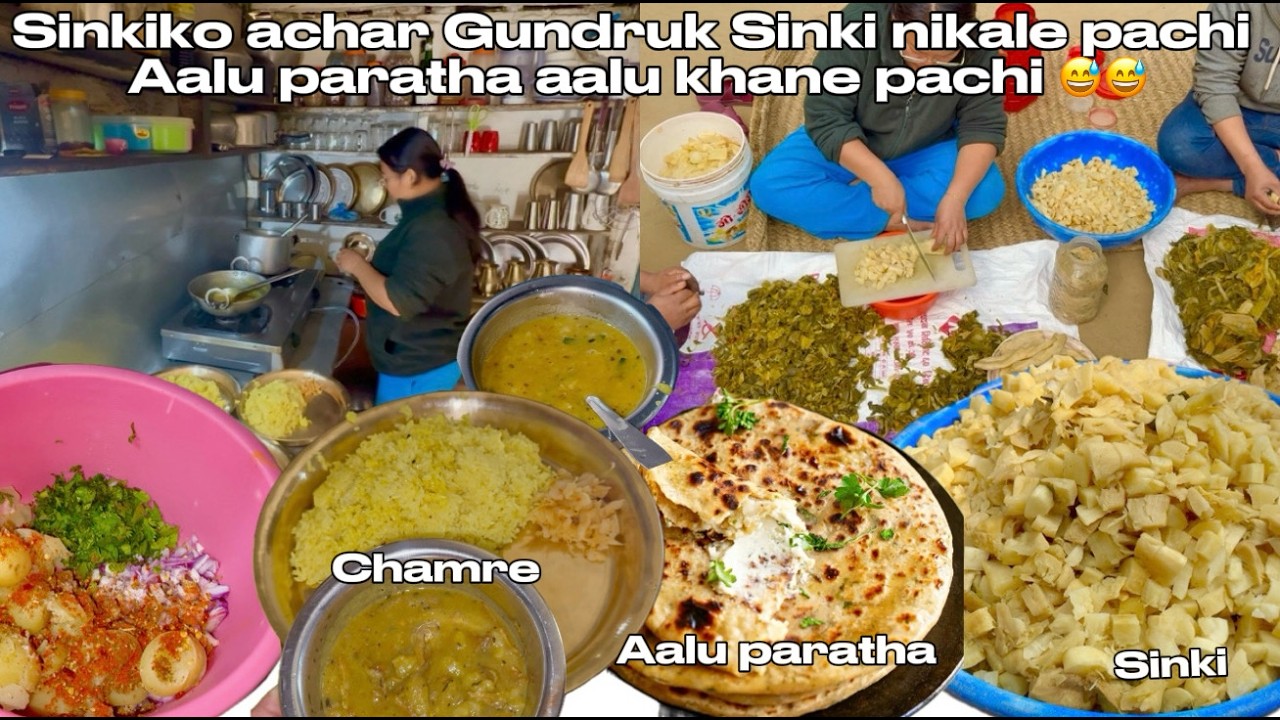 Baje baju Uk janu vayepachi hami fucha fuchiko kaam 😅 || Best aalu paratha recipe