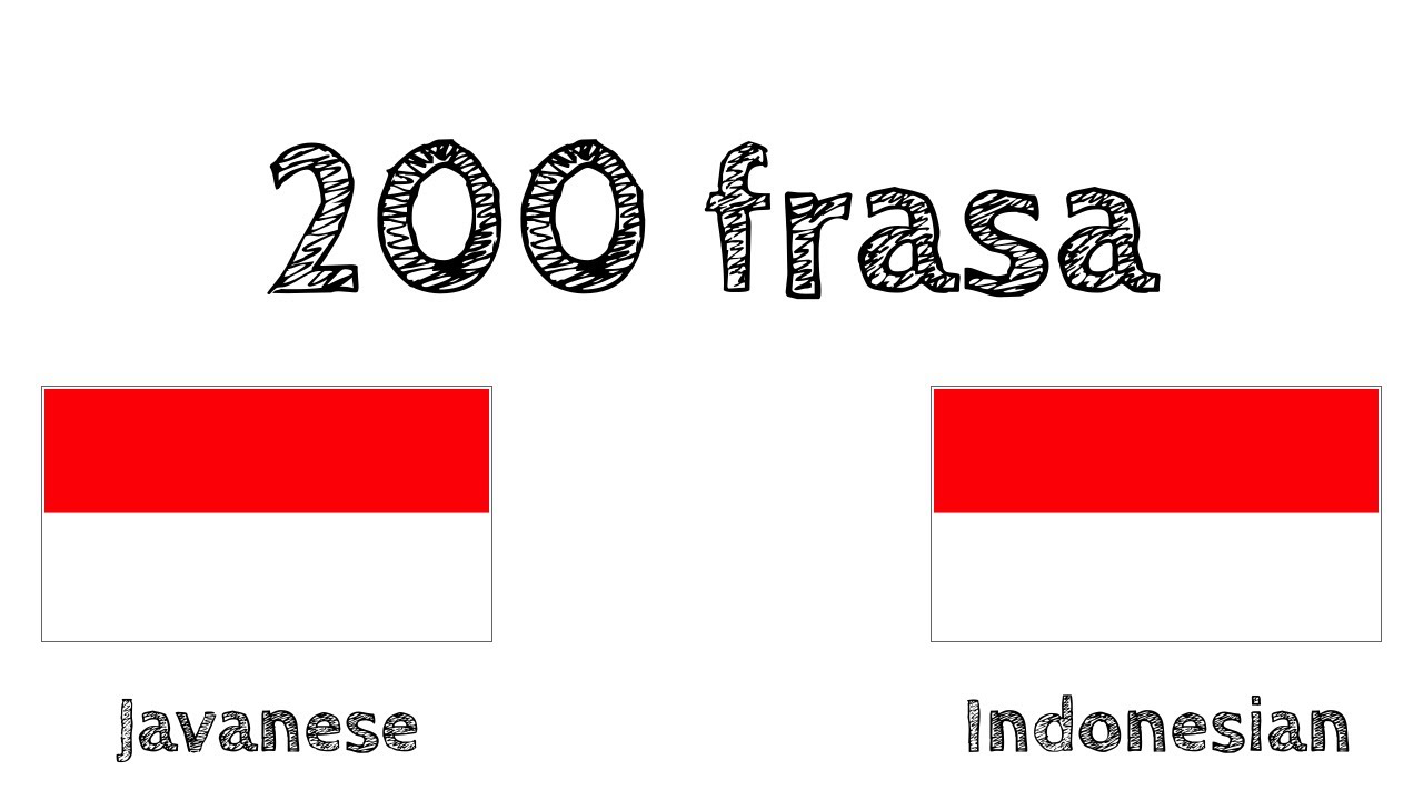 200 frasa - Bahasa Jawa - Bahasa Indonesia