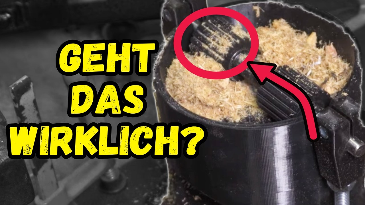 Pelletpresse aus dem 3D-Drucker - Funktioniert sie?