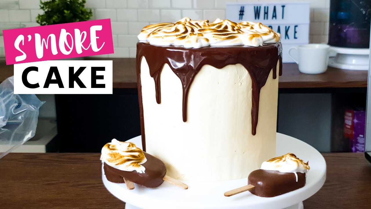 How To Make S'mores Cake │What The Bake
