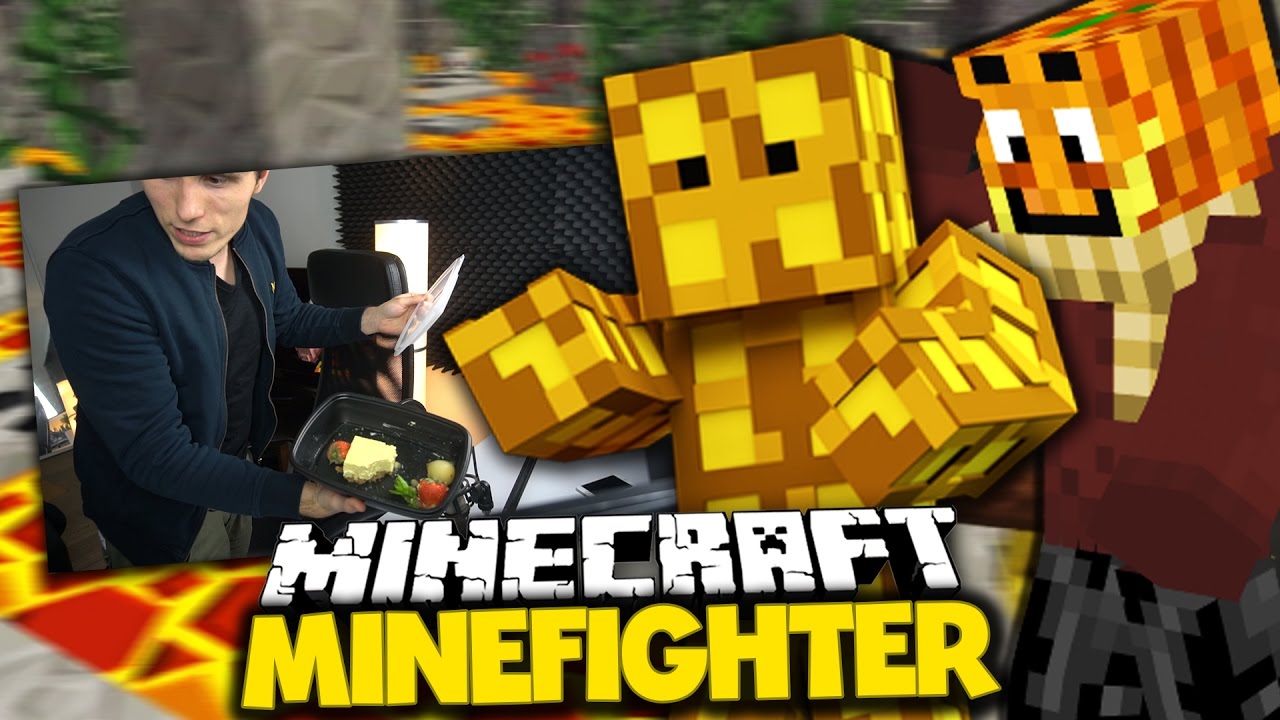 FEUERSCHWEEEINEE,K&Auml;SEKUCHEN & ZIEMLICH KOMISCHE GEGNER! ✪ Minecraft Minefighter mit Team Paluffel !