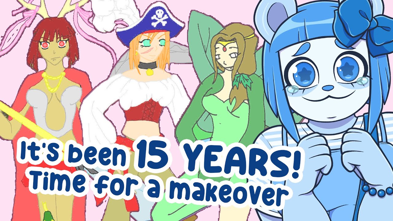 Re Designing My Old OCs ★ Updating character designs from 15 years ago!