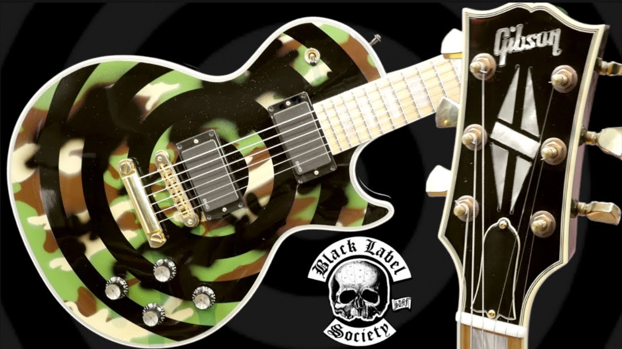 The Hardest Target to Hit | 2008 Gibson Zakk Wylde Camo Bullseye Review + Demo