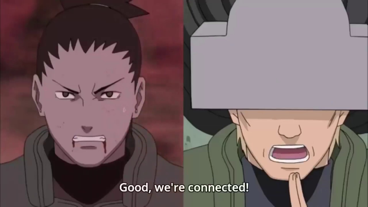 Neji, Choji, Kiba, Shikimaru Vs  Jirobo, Kidomaru, Sakon & Ukon, Tayuya