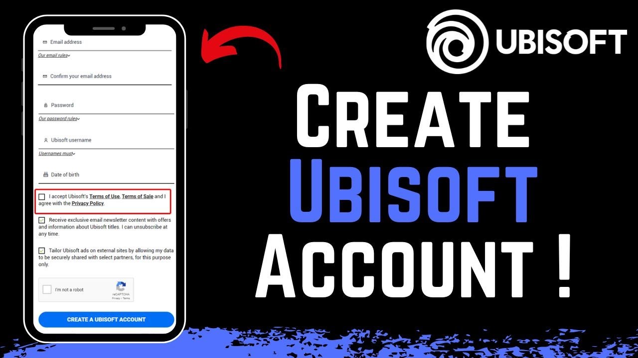 Как создать учетную запись Ubisoft