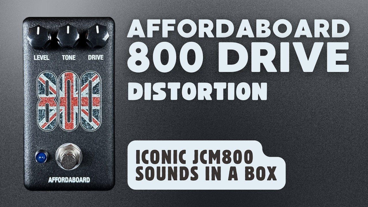 Affordaboard | 800 Drive Distortion Pedal Demo