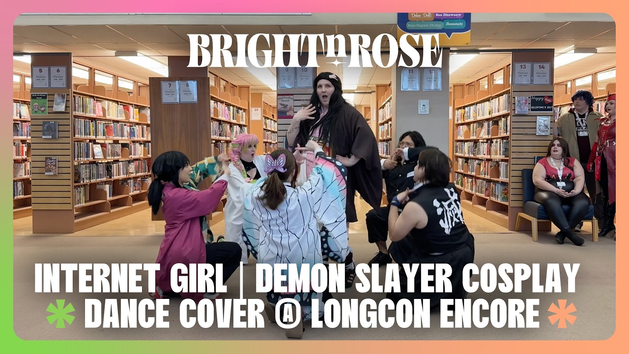 BrightNRose ☀️🌹 | KATSEYE - Internet Girl | Demon Slayer COSPLAY DANCE ENCORE @ LongCon | 2026.02.21