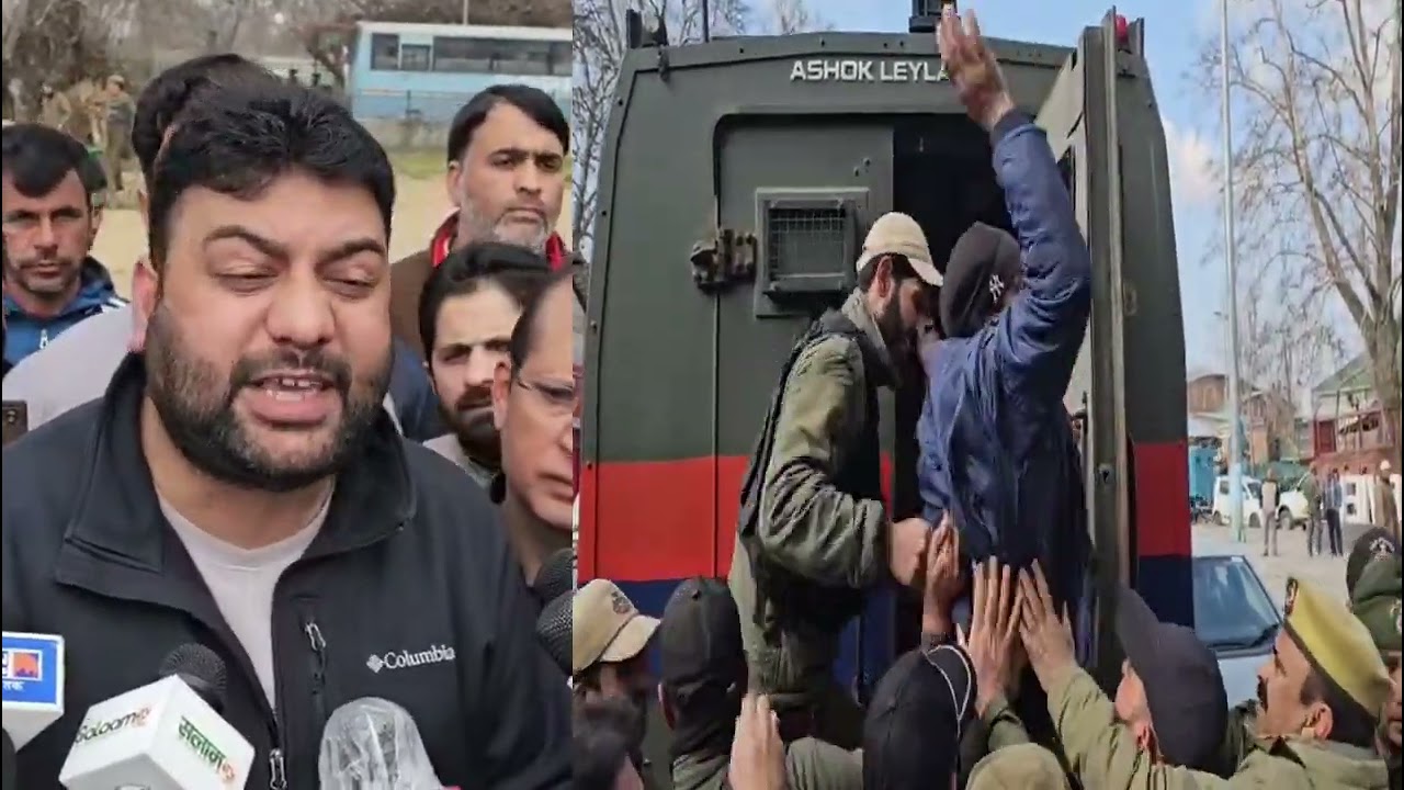 В Сринагаре работники, получающие ежедневную заработную плату, протестуют против правительства за...