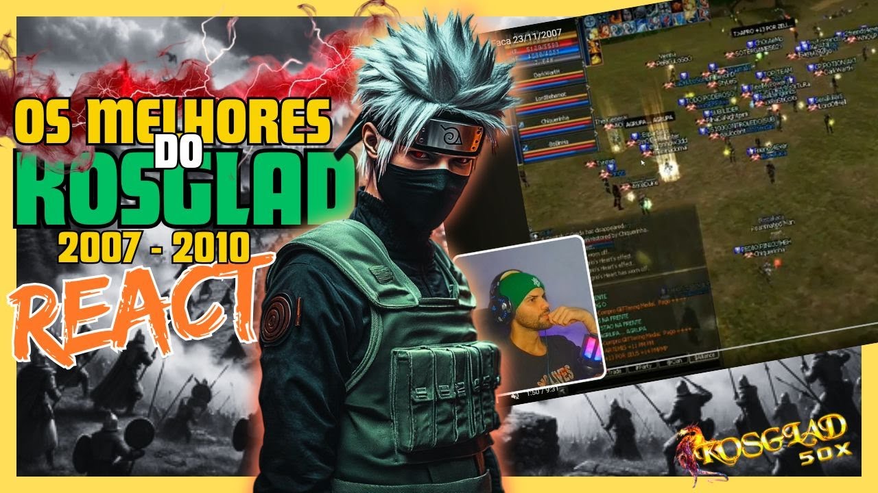 🔥Reagindo aos TOP PLAYERS do L2 KOSGLAD (2007 - 2010) - Os Melhores da Era de Ouro do Lineage!
