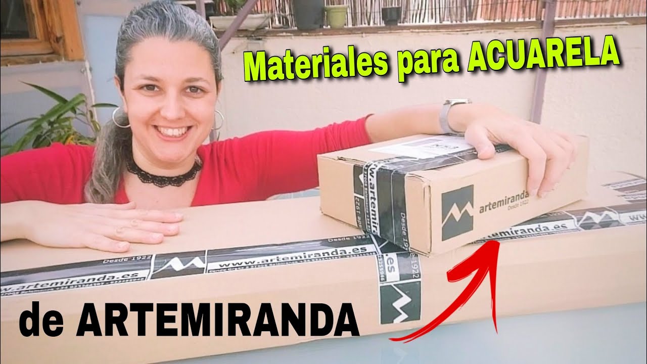 Unboxing MATERIALES DE ARTE | acuarela | pinceles