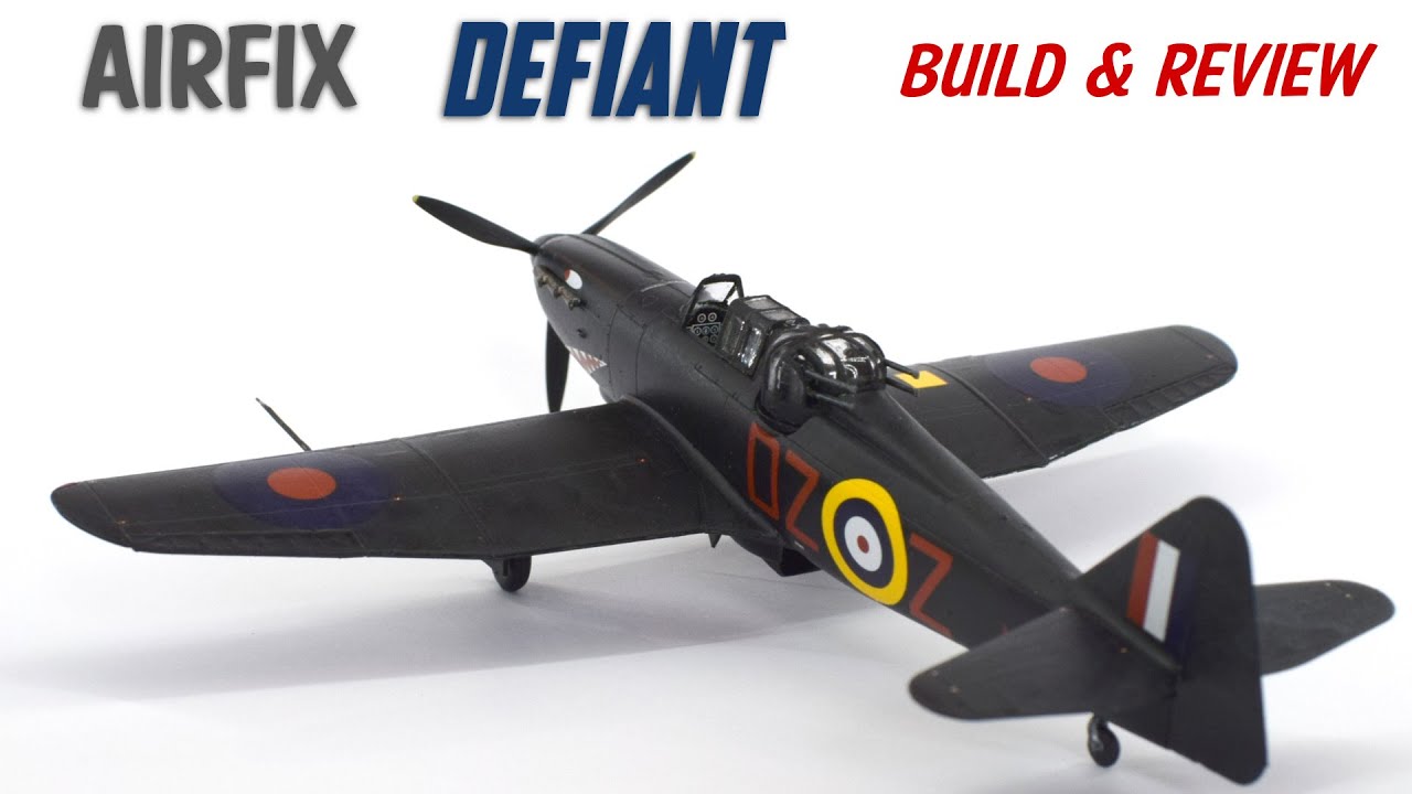 Airfix BP Defiant Mk.1 - 1/72 Scale Plastic Model Kit - Build & Review
