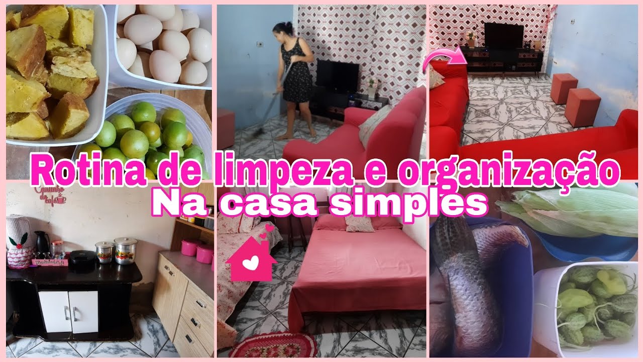 ROTINA DE LIMPEZA E ORGANIZAÇÃO NA CASA SIMPLES| DIA NUBLADO| ALIMENTOS DA ROÇA 🏡🤰☁️