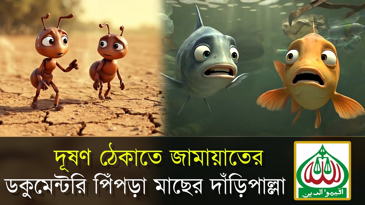 পানি দূষণ পরিবেশ দূষণ থেকে বাঁচতে জামায়াতে ডকুমেন্টরি   Jamaet   Viral Video   DARIPALLAR   Vote
