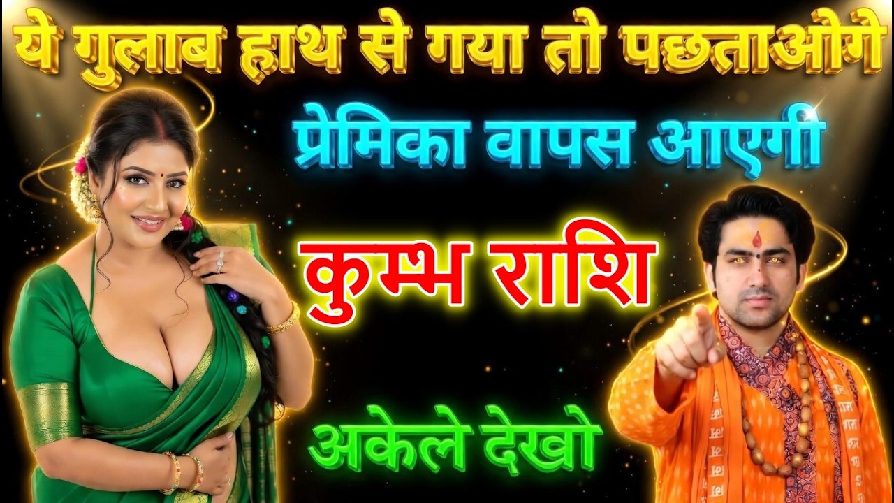 कुम्भ राशि ये गुलाब हाथ से गया तो पछताओगे