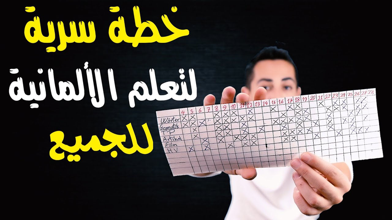 الدرس (125) خطة دراسة وتعلم اللغة الالمانية | امتحان DSH