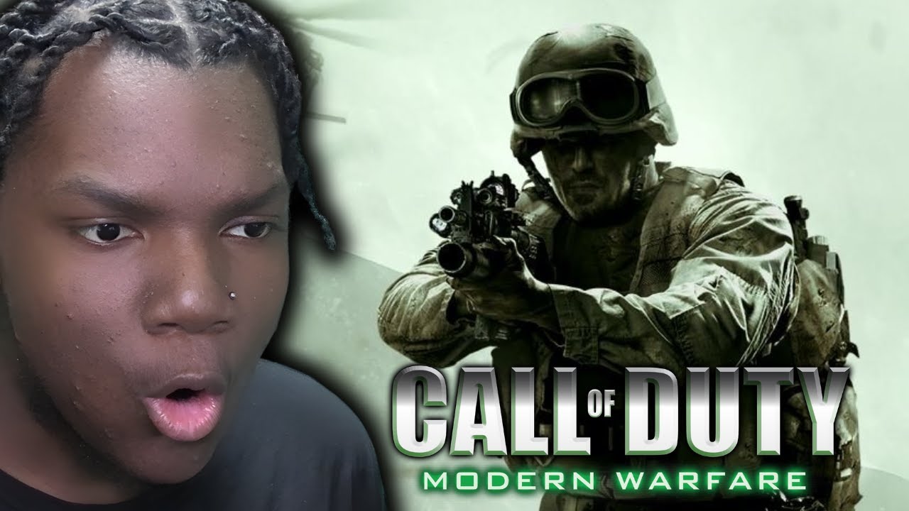 I played CALL OF DUTY 4: MODERN WARFARE for the FIRST TIME!