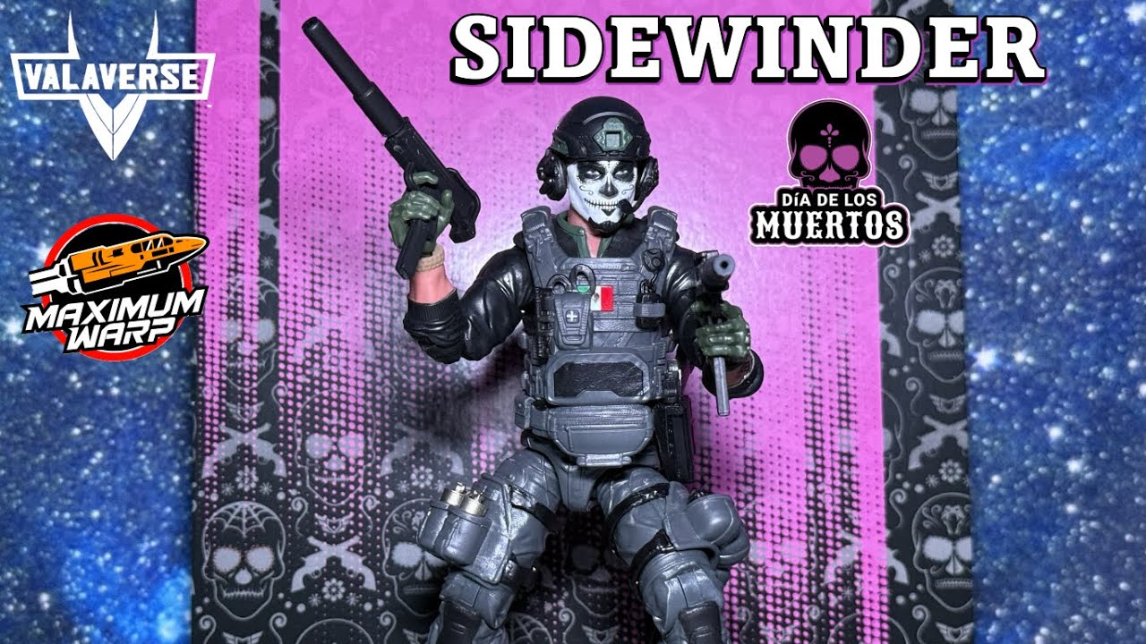 Обзор фигурки VALAVERSE Action Force DAY of the DEAD SIDEWINDER