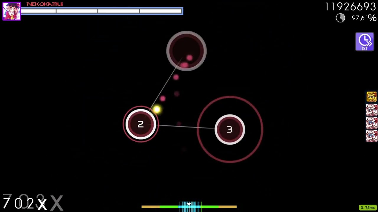 osu! | kradness&Reol - Remote Control +DT 98.18% FC 706pp (on private server)