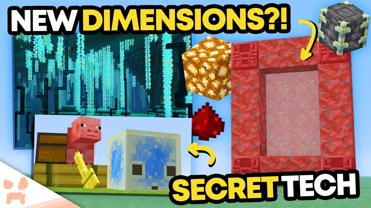 В Minecraft только что добавили четвёртое измерение, новую структуру и канатные дороги&hellip;