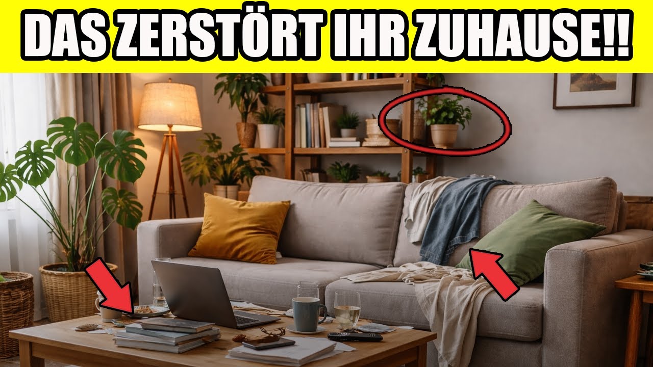 9 DINGE, die ENERGIE aus Ihrem ZUHAUSE RAUBEN! MINIMALISMUS ZU HAUSE