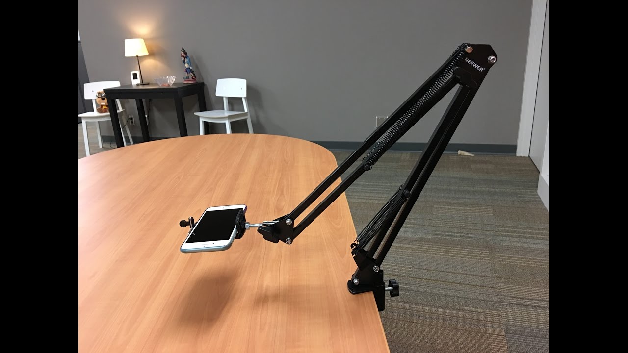 Build an Overhead Video Smartphone Holder on the Cheap